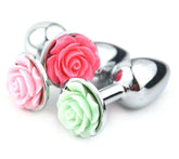 Flower Steel Butt Plug Large